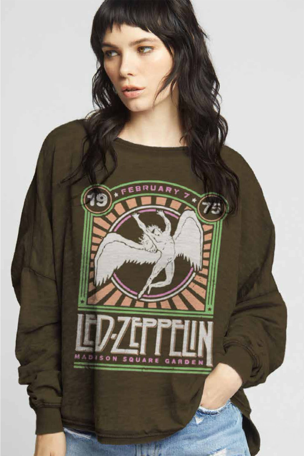 Led Zeppelin 1975 One Size Sweatshirt