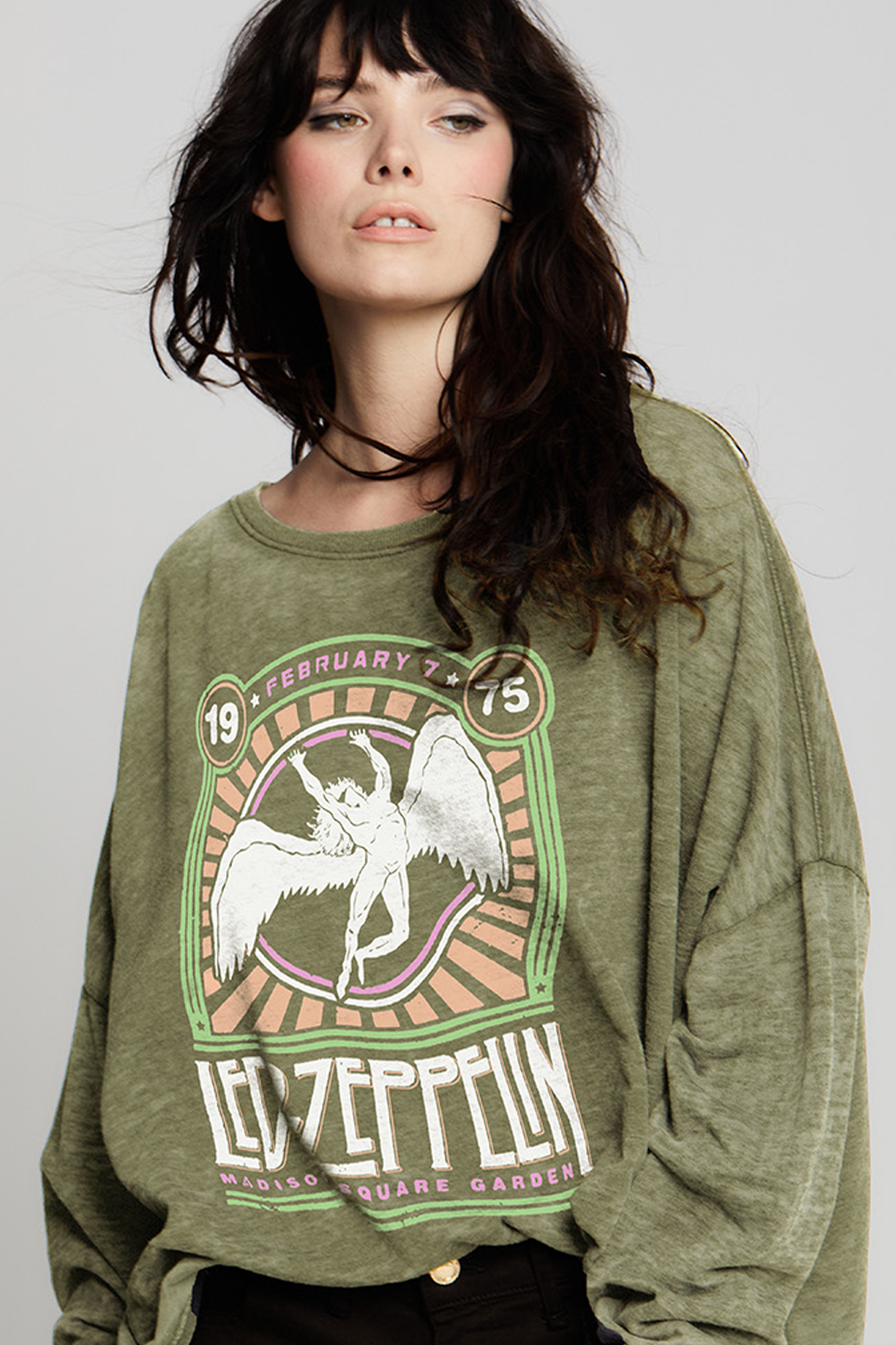 Led Zeppelin 1975 One Size Sweatshirt