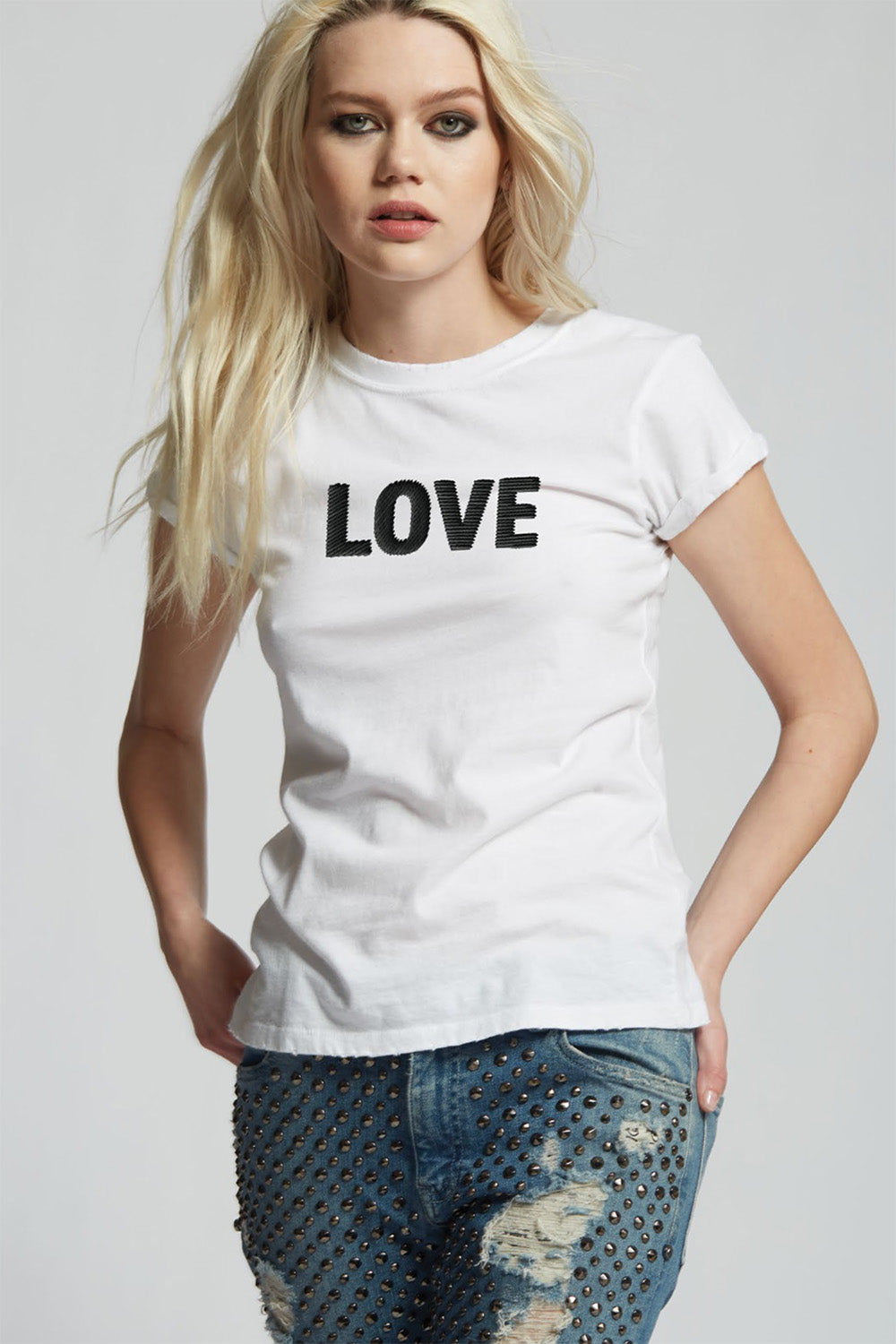 LOVE Embroidery Tee