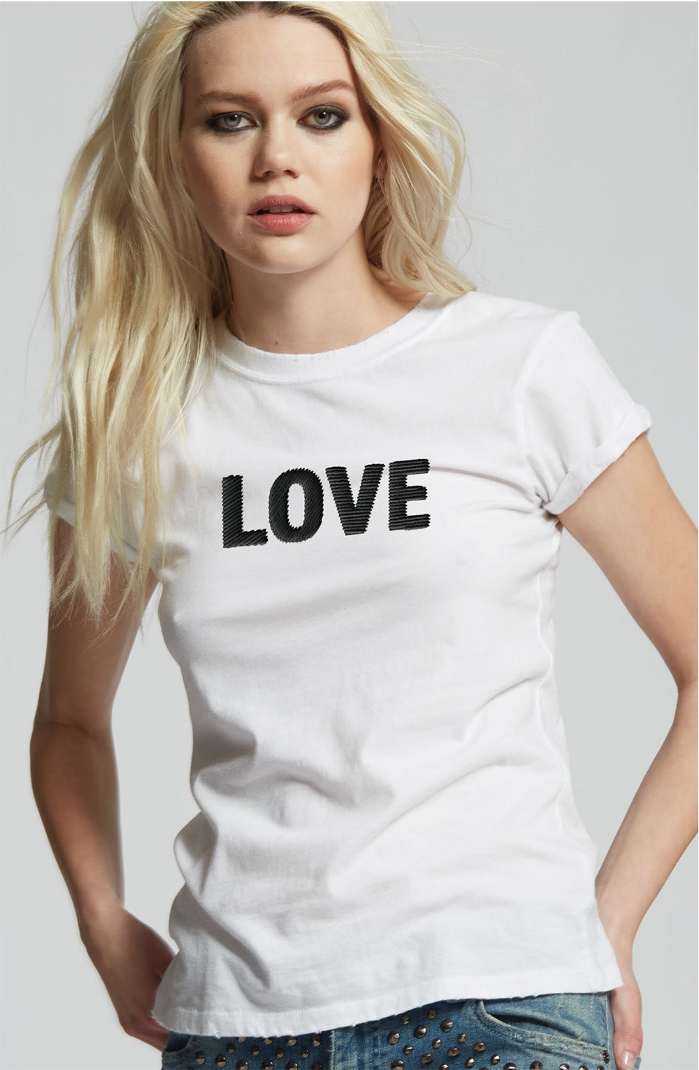 LOVE Embroidery Tee