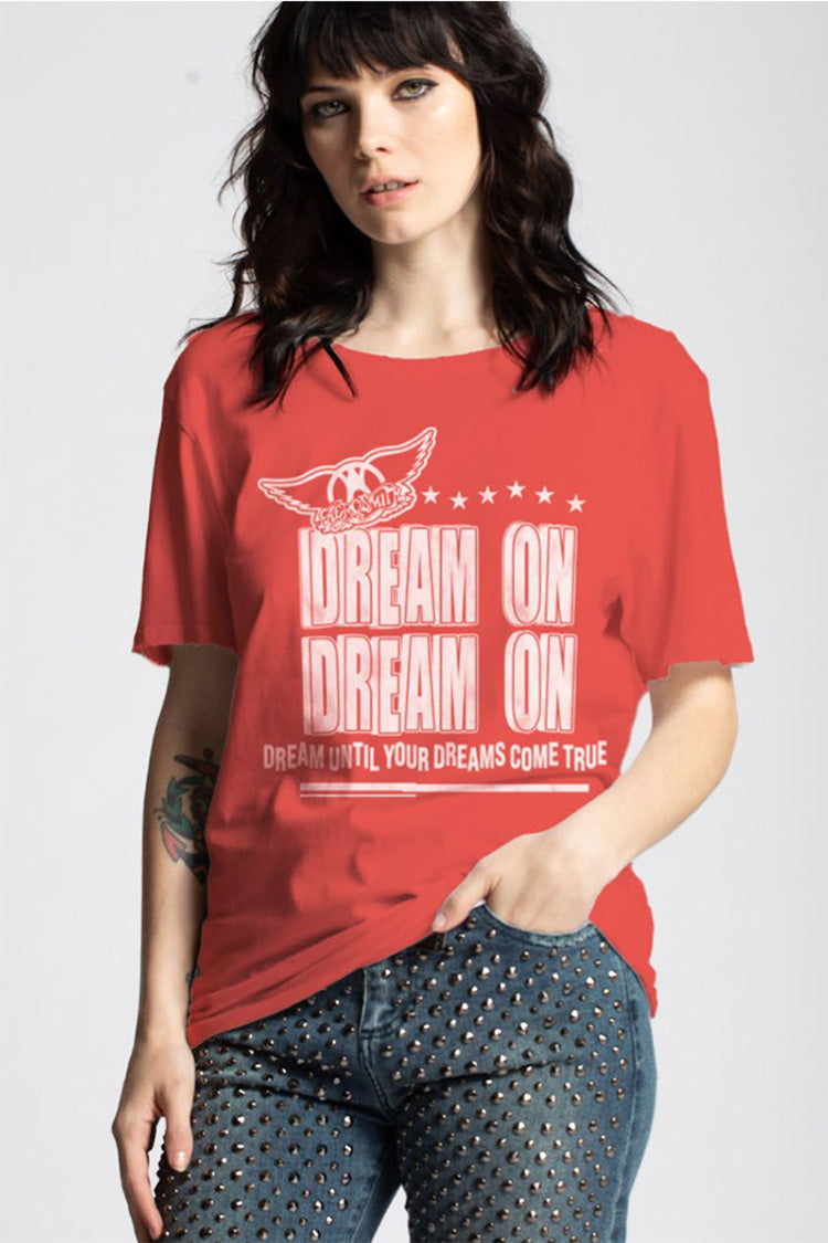 Aerosmith Dream On Boyfriend Tee
