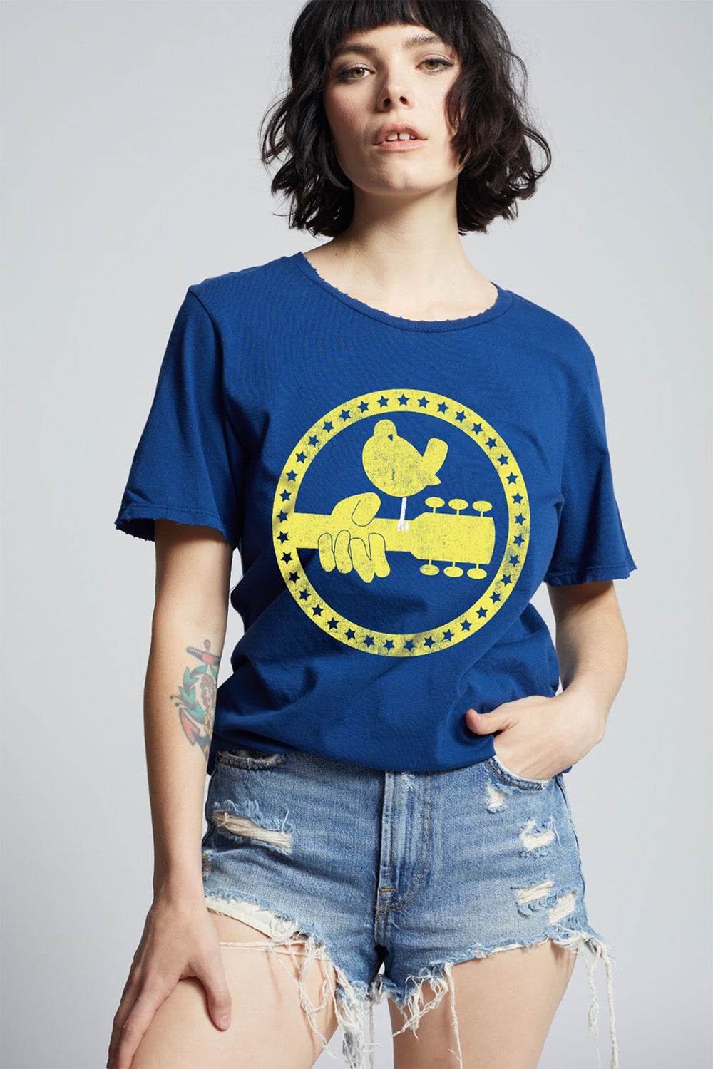 Woodstock 3 Days Of Peace Boyfriend Tee