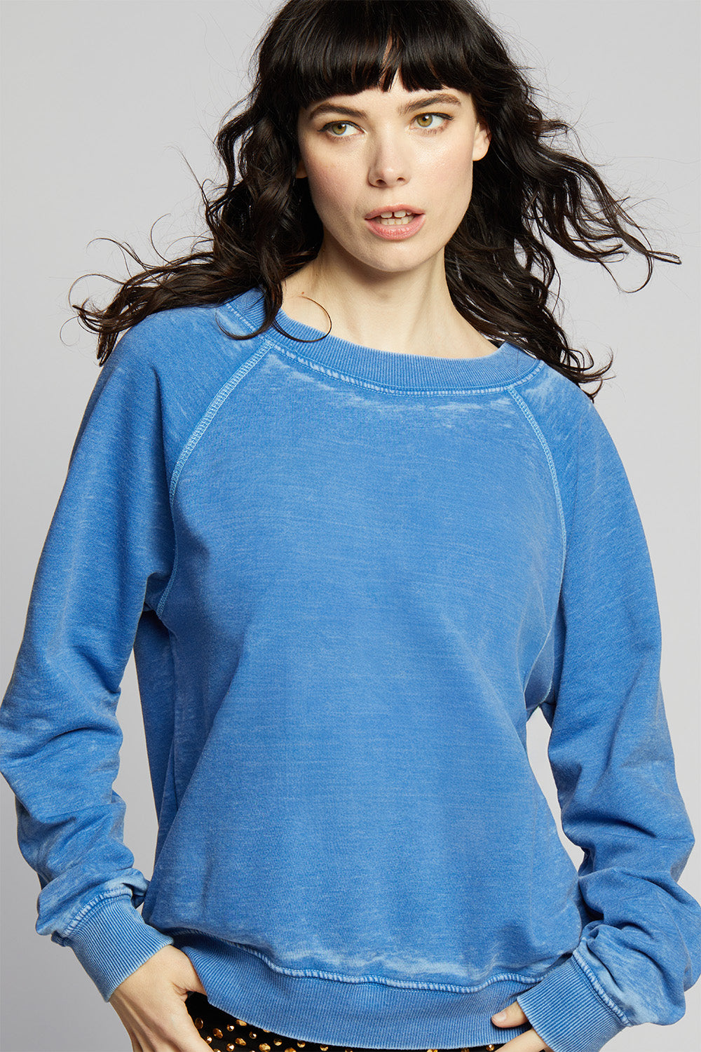 Cobalt Blue Oversized Sweatshirt
