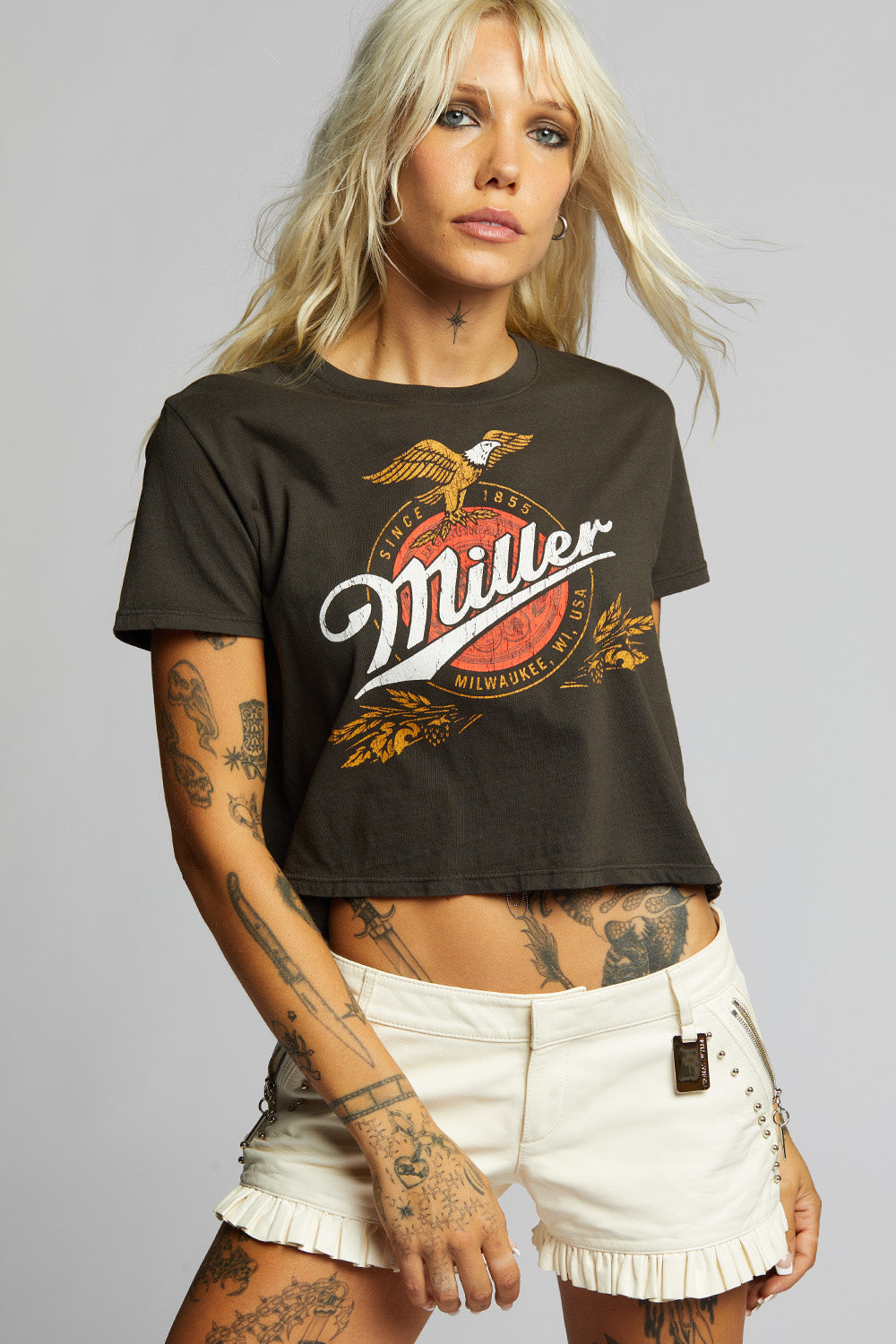 Miller Lite Cropped Tee