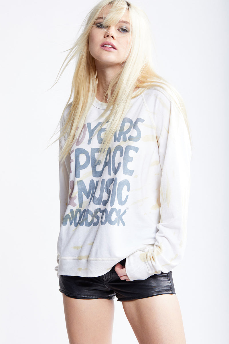 Woodstock 50 Years Natural Dye Sweatshirt