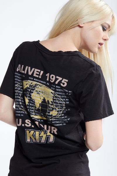 KISS Alive 1975 U.S. Tour Tee