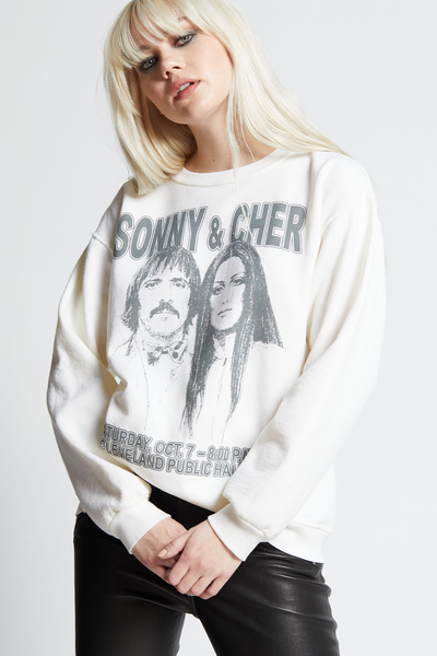 Sonny & Cher I Got You Babe Fitted Sweatshirt