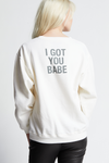 Sonny & Cher I Got You Babe Fitted Sweatshirt