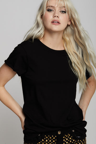 Black Fitted Tee