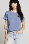 Vintage Blue Distressed Tee