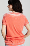 Paprika Distressed Tee