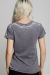 Steel Gray Distressed Tee