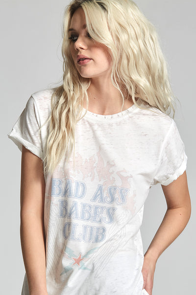 Bad Ass Babe's Club Fitted Tee