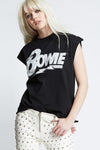 Bowie Cut Off Sleeve Tee