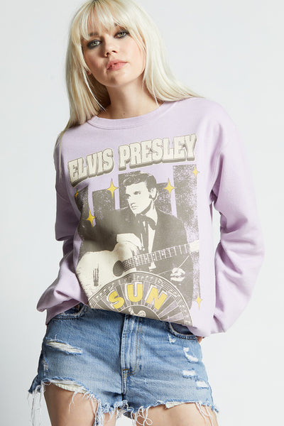 Sun Records X Elvis Presley Fitted Sweatshirt