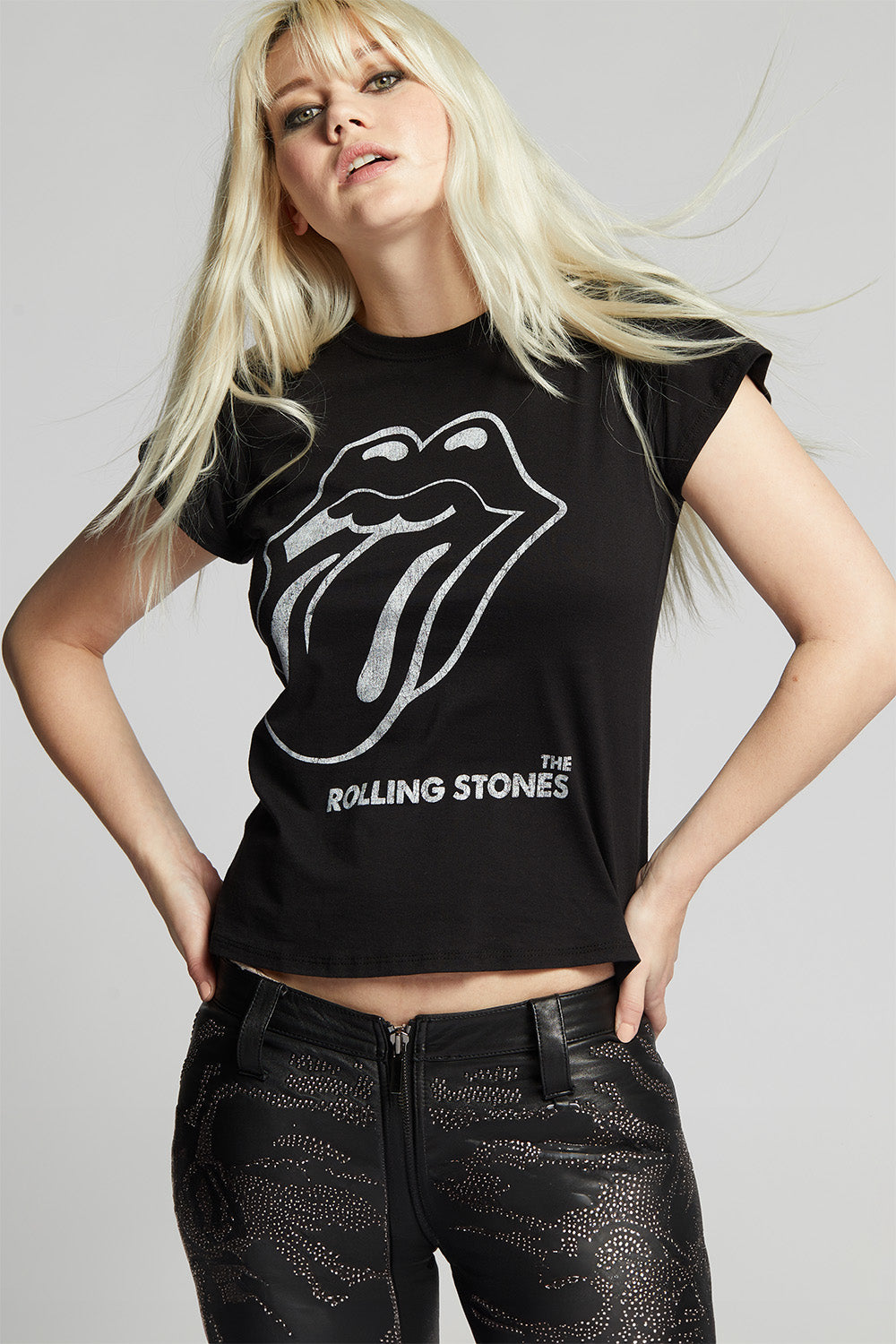 The Rolling Stones Classic Logo Baby Tee