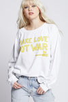 Woodstock Make Love Not War Sweatshirt
