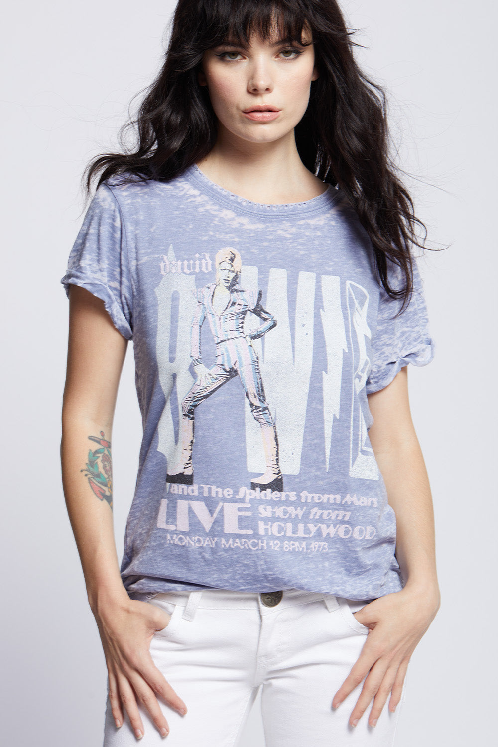 David Bowie Hollywood Vintage Tee – Recycled Karma Brands David Bowie Hollywood Vintage Tee – Recycled Karma Brands