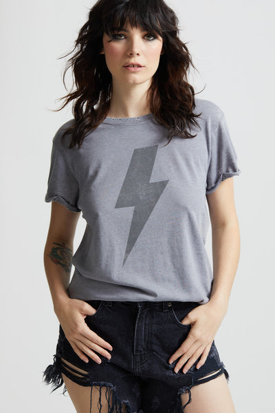 AC/DC Lightning Bolt T-shirt | Licensed Distressed Rock Band Tee ...