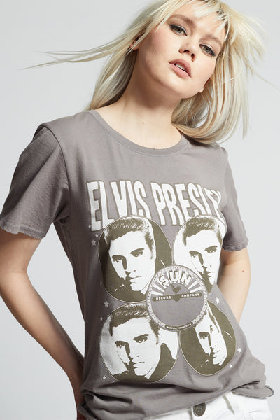 Sun Records X Elvis Presley King Boyfriend Tee