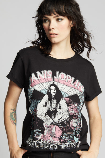 Janis Joplin Mercedes Benz Tee