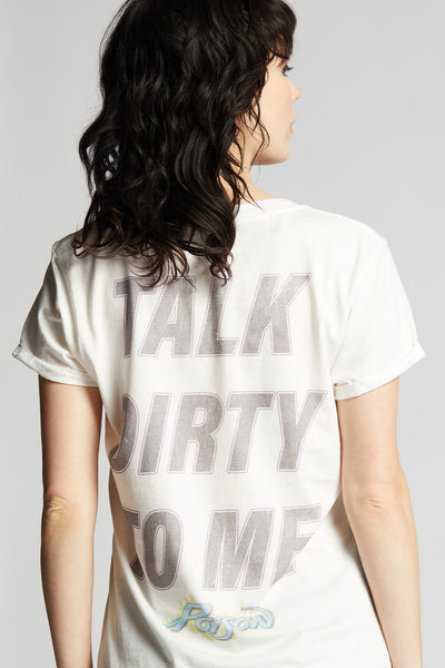 Poison Talk Dirty Animal Print Tee