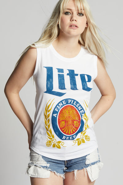 Vintage-Inspired Miller Lite Muscle Tank