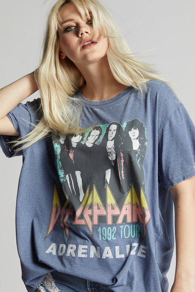 Def Leppard 1992 Tour One Size T-Shirt Dress