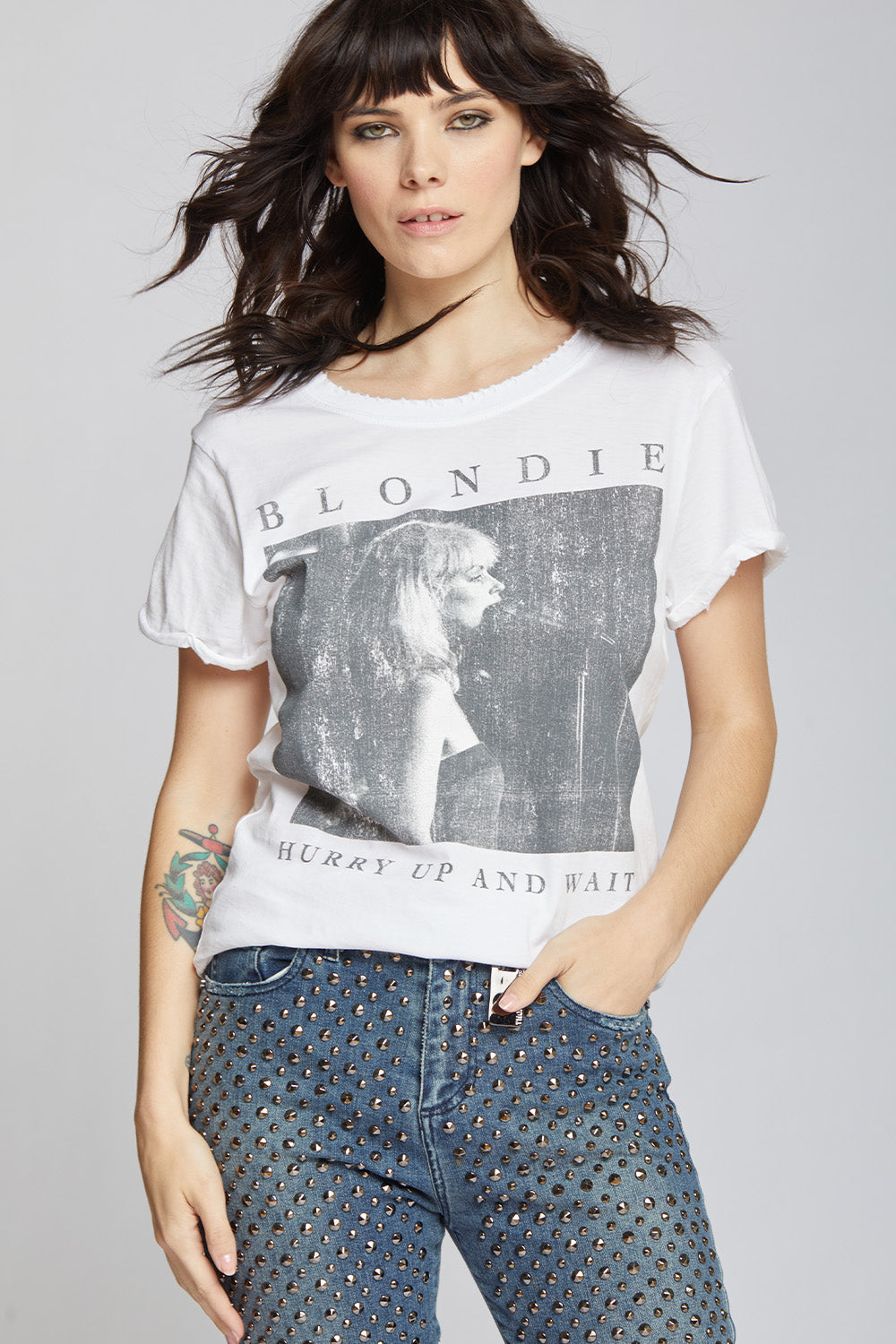 Blondie Hurry Up & Wait Vintage Tee