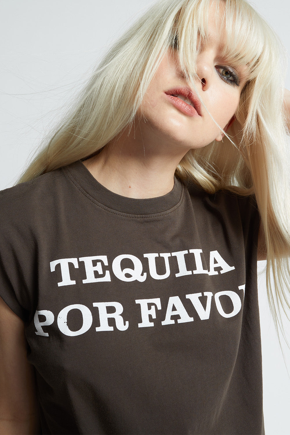 Tequila Por Favor Cut Sleeve Tee