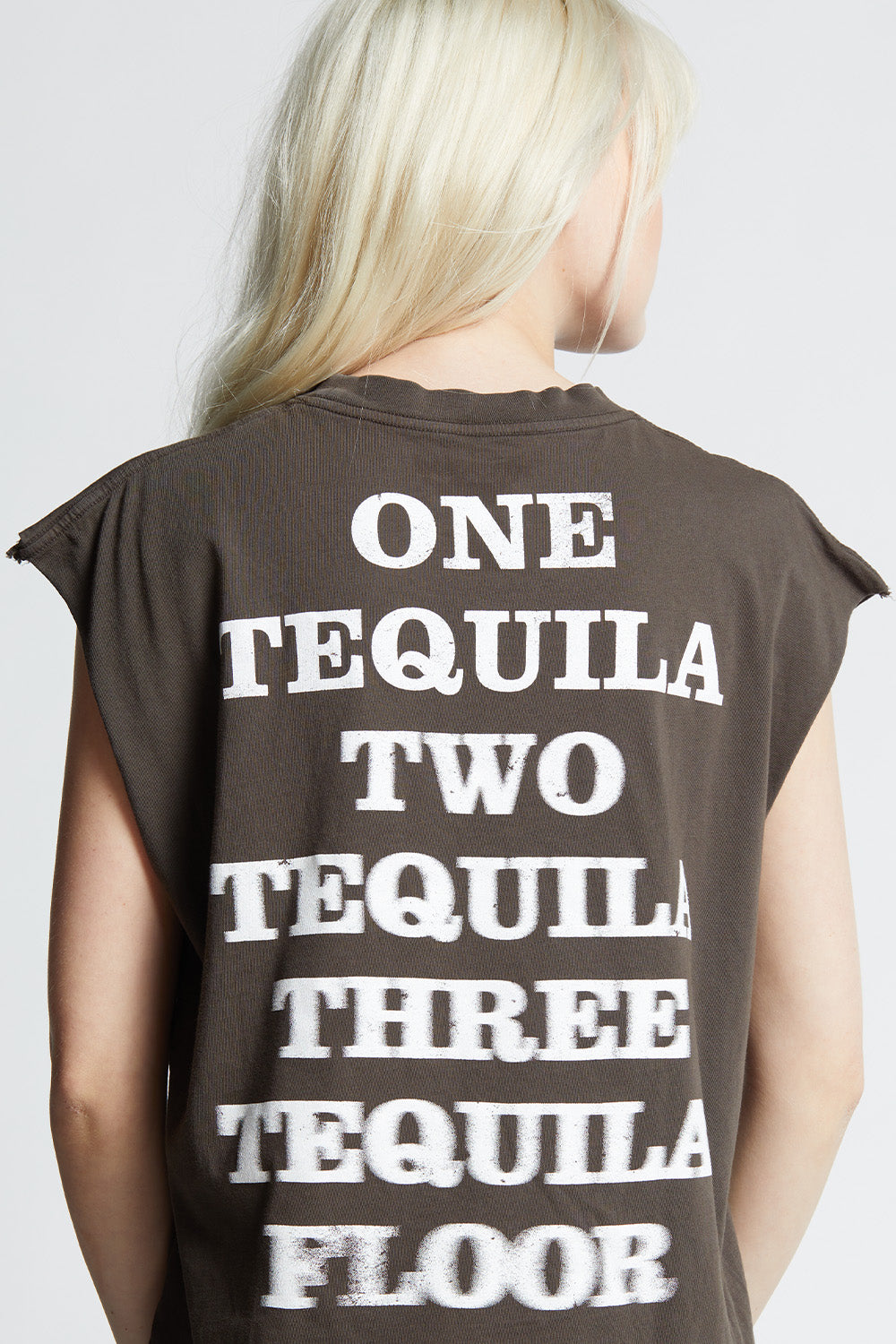 Tequila Por Favor Cut Sleeve Tee