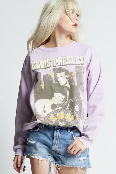 Sun Records X Elvis Presley Fitted Sweatshirt