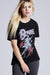 Bowie Lightning Bolt Oversized Tee