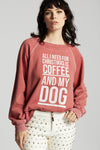 Coffee & My Dog for Christmas Sweatshirt