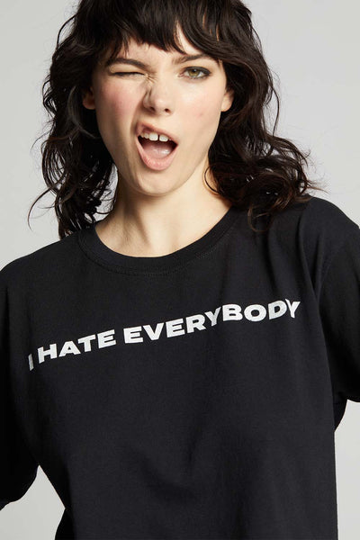 I Hate Everybody Cropped Tee