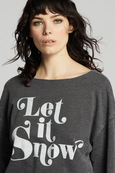 Let It Snow Bell Sleeve