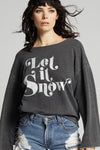 Let It Snow Bell Sleeve