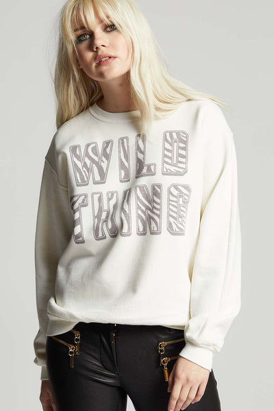 Wild Thing Fitted Sweatshirt