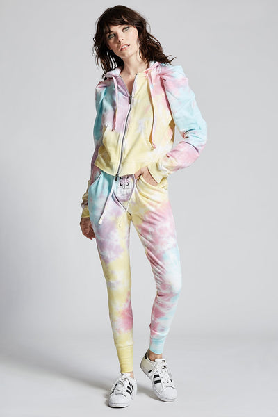 Spring Tie Dye Lace Up Joggers