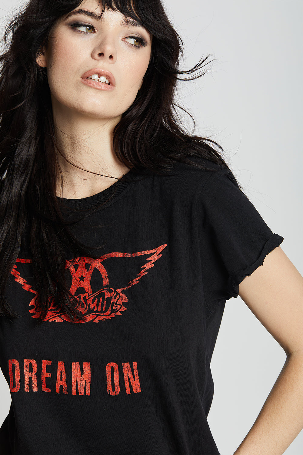 Aerosmith t shirt womens Clearance