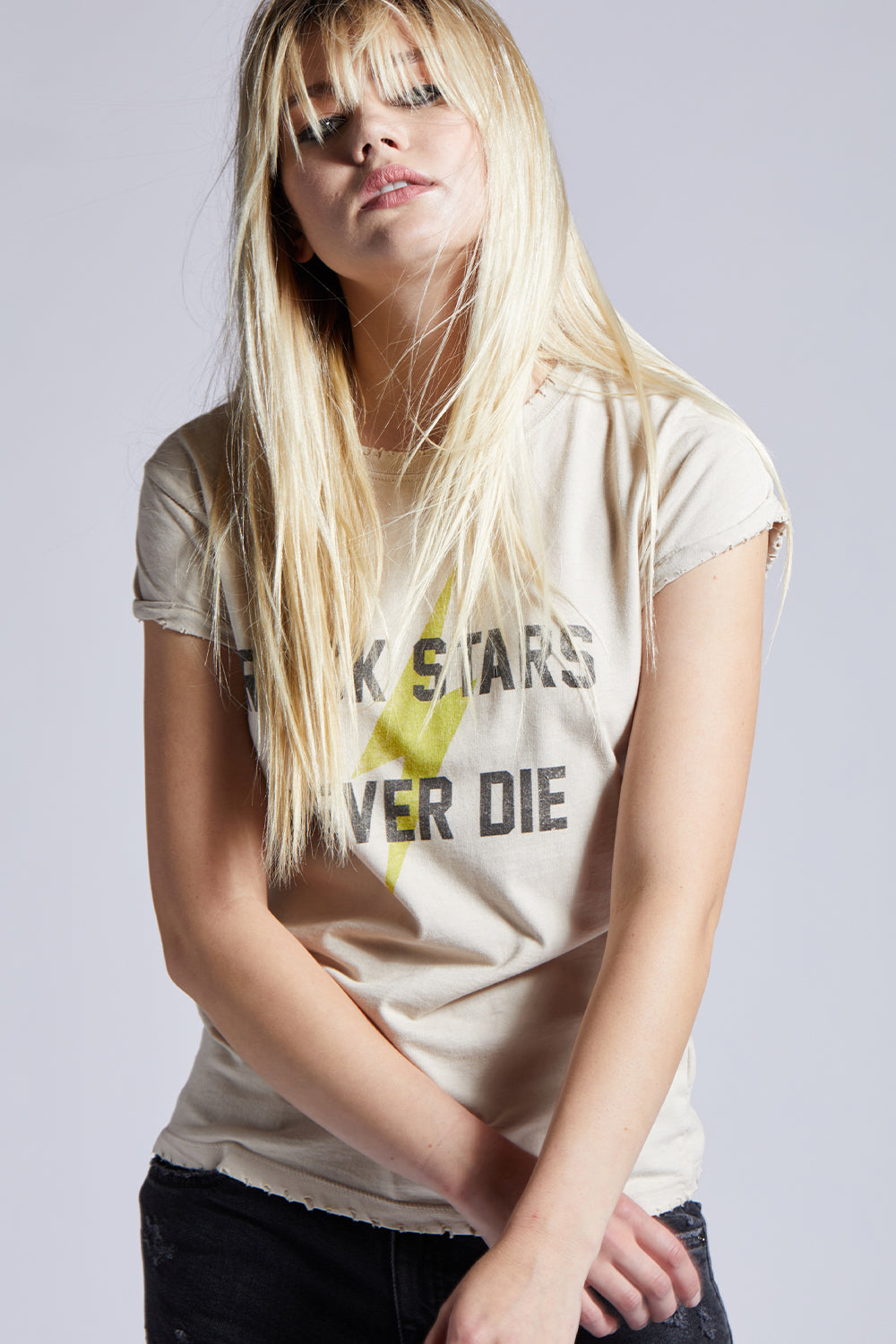 (ARCHIVE) Rock Stars Never Die Roll Up Tee