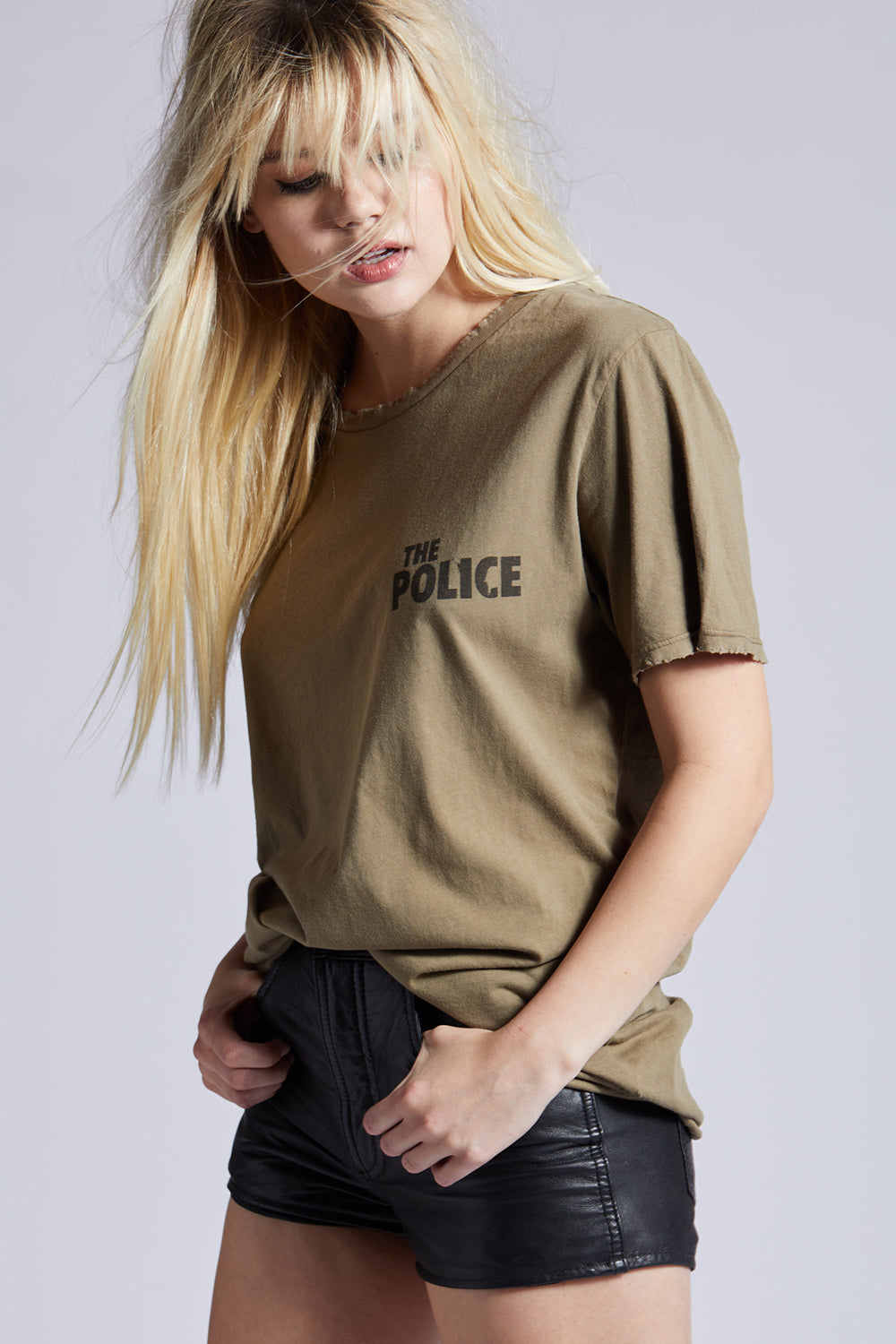 The Police Don't Stand So Close To Me Ladies Burnout Tee