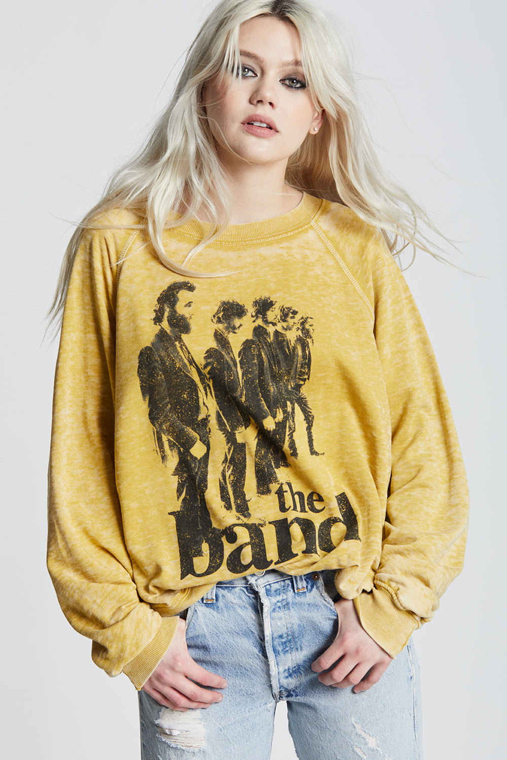 Recycled Karma - ACDC Pink Bolt Long Sleeve Sweatshirt