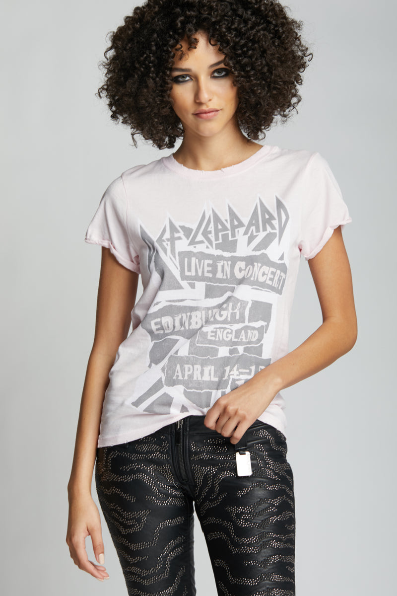 Def Leppard Live In Concert England Tee