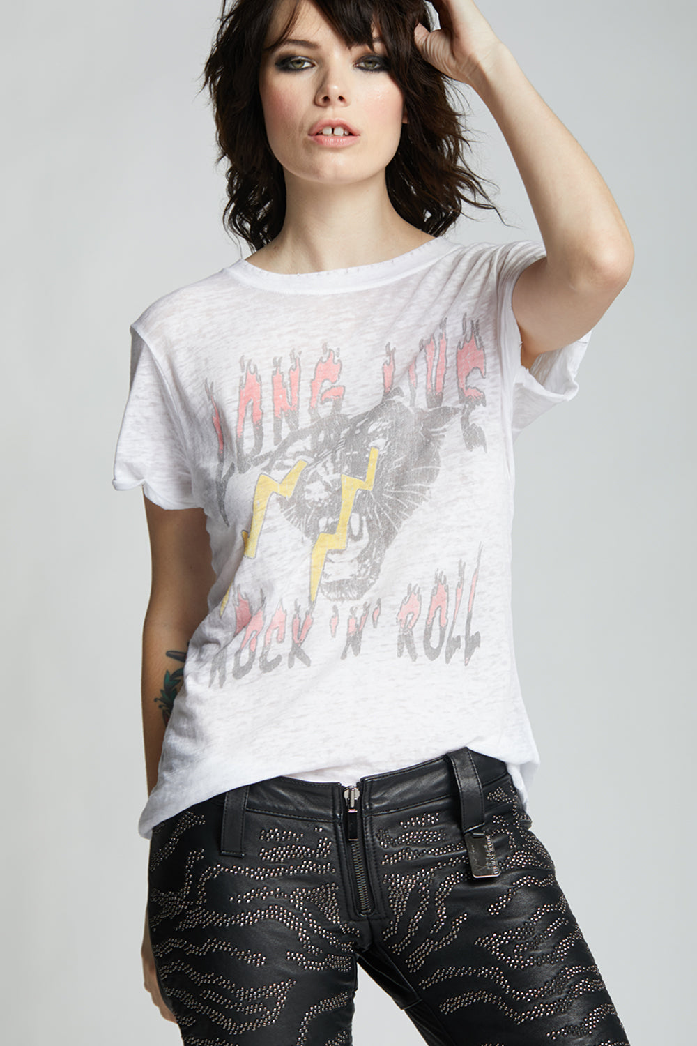 Long Live Rock an' Roll Graphic Tee – chloesprettynpinkboutique