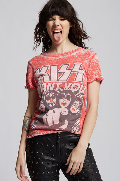 KISS Want You Band Tee