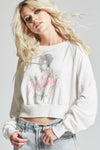 Whitney Houston Cropped Sweatshirt