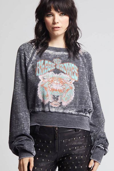 The Black Crowes Lions Cropped Sweatshirt