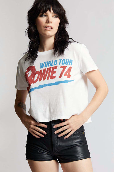 (ARCHIVE) David Bowie '74 World Tour Crop Tee