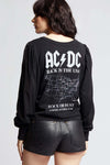 AC/DC Back In Black Tour Puff Sleeve